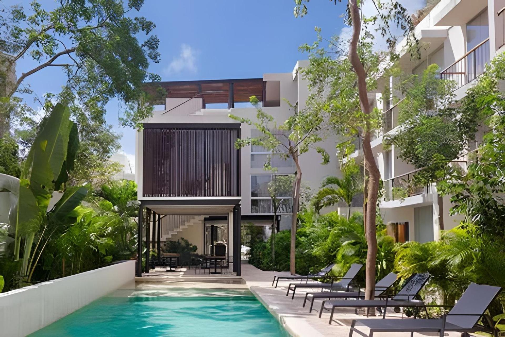 Piscina Privada Con Gran Comodidad. Tulum